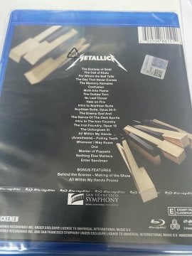 BLU RAY - METALLICA - THROUGH THE NEVER 3D - 2 DISC SET