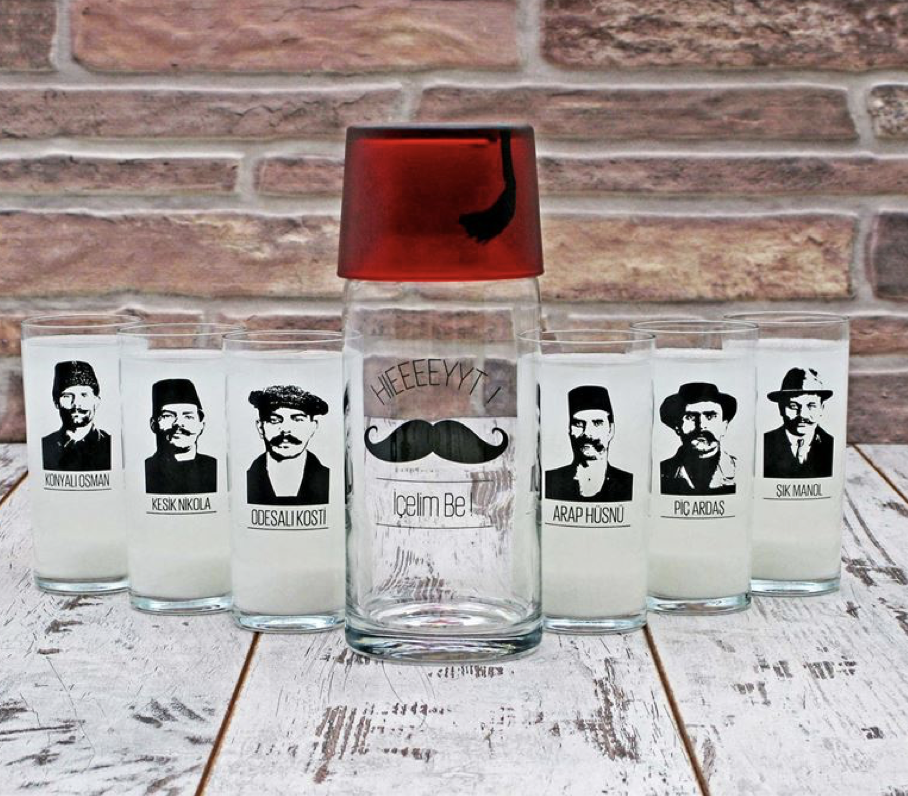 Özel Tasarım Rakı Bardakları (Kadehleri)