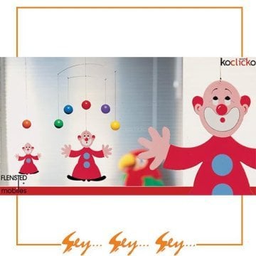 Flensted Mobiles Palyaço Tasarımlı Dekoratif Tavan Süsü Jugglers