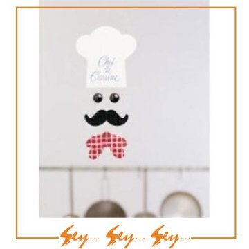 Flensted Mobiles Mutfak Şefi Silueti Tasarım Modern Tavan Süsü Le Chef