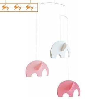 Flensted Mobiles Uçan Fil Tasarımlı Dekoratif Tavan Süsü Olephants