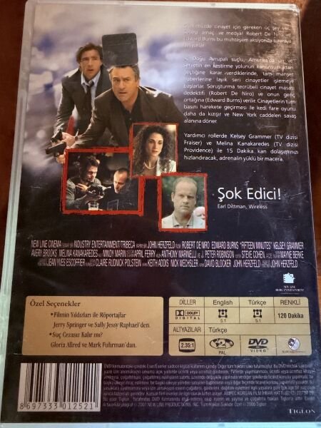 15 MINUTES - 15 DAKİKA - PRESTIGE EDITION - DVD