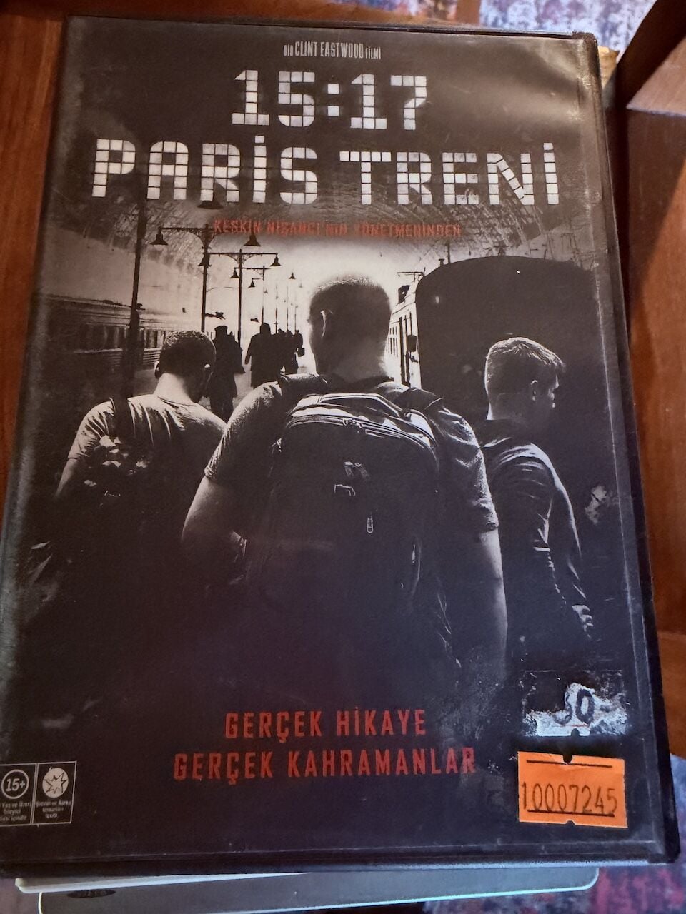THE 15:17 TO PARIS - 15:17 PARİS TRENİ - DVD