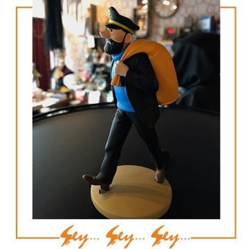 Tenten - Tintin Haddock On The Road Resin Figür