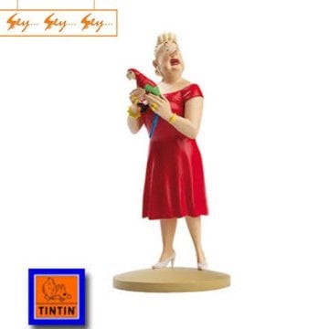 Tenten - Tintin Castafiore & The Parrotresin Figür