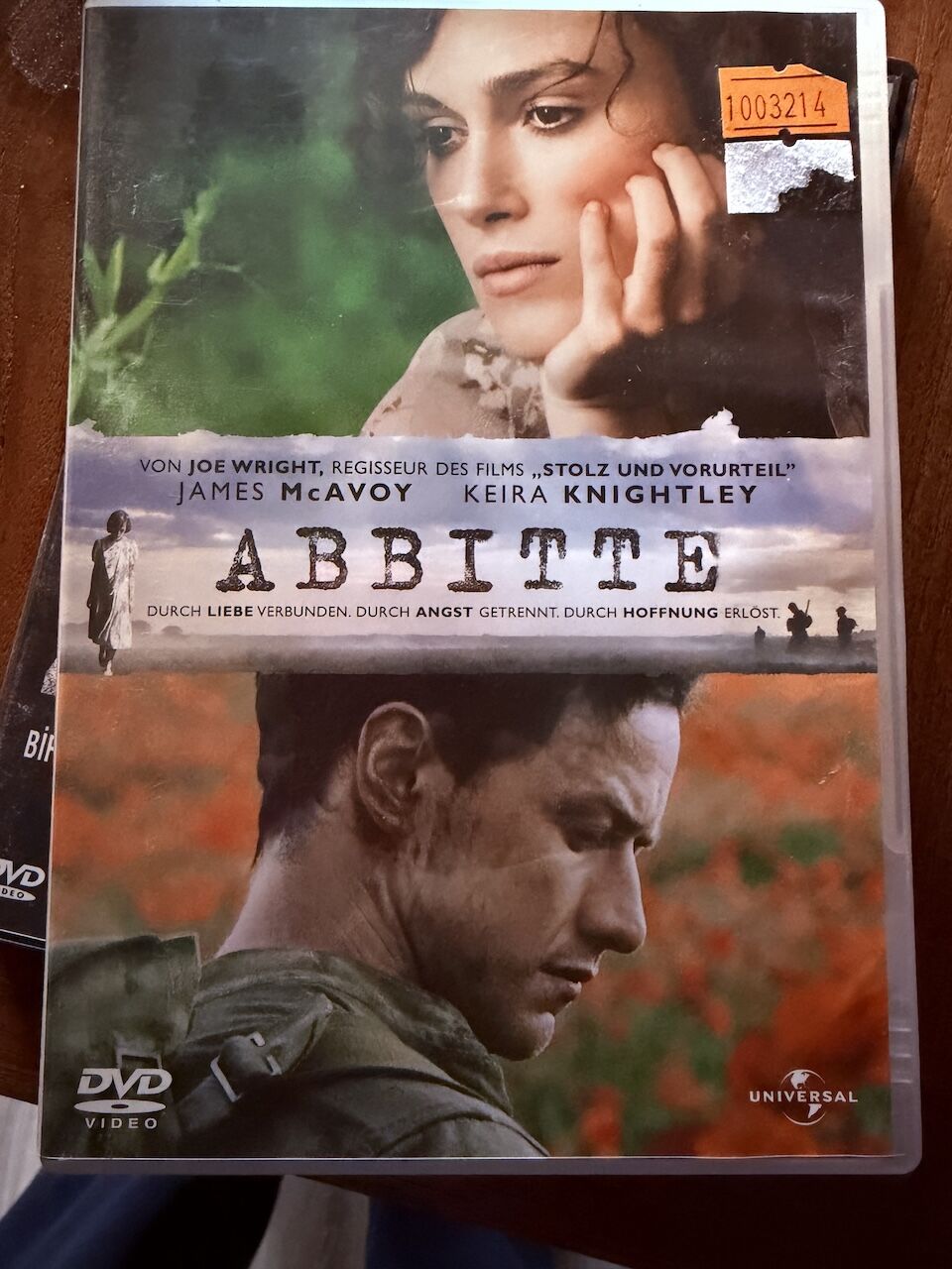 ATONEMENT - KEFARET - DVD