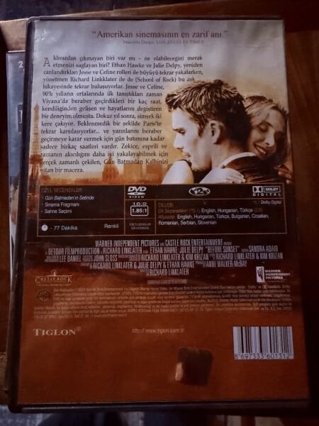 BEFORE SUNSET- GÜN BATMADAN - DVD