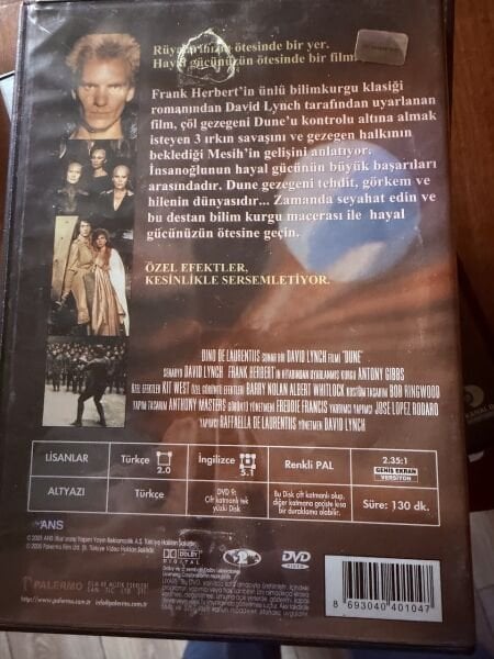 DAVID LYNCH - DUNE - DVD