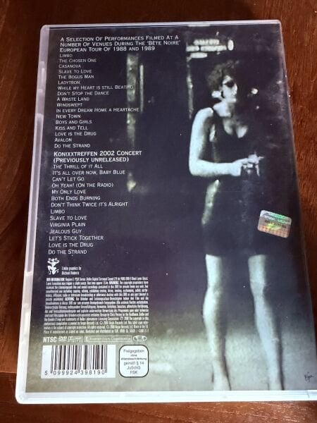 BRYAN FERRY - THE BETE NOIRE TOUR DVD