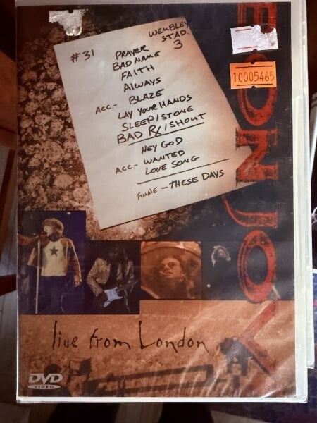 BON JOVI - LIVE FROM LONDON DVD