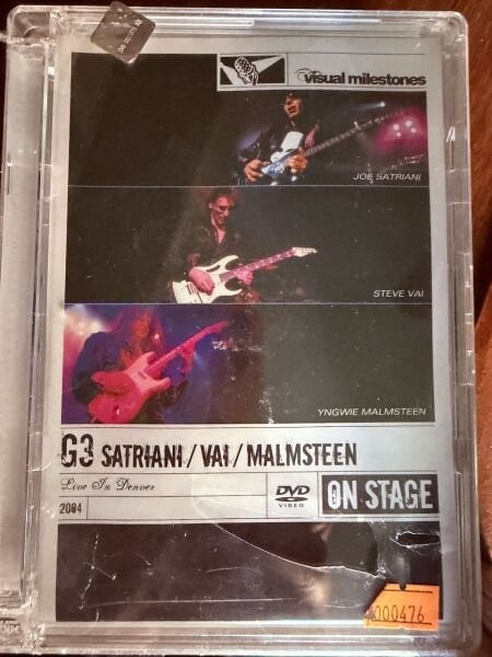 G3 Satriani Vai Malmsteen DVD Konser Arşiv