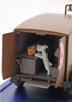 Tintin Cars - Tenten Araba Kahverengi Ambluans - 1/43