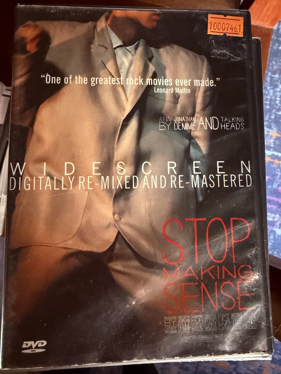Talking Heads Stop Making Sense DVD