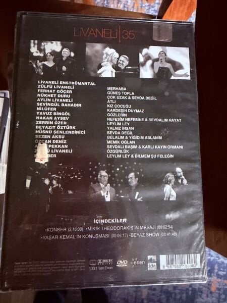 Zülfü Livaneli 35. Yıl Konseri DVD