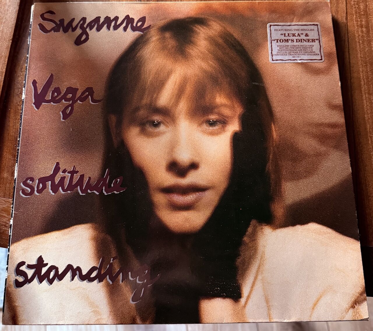 Suzanne Vega Solitude Standing Plak LP