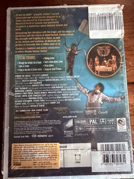 Cirque du Soleil Corteo Gösteri DVD Film