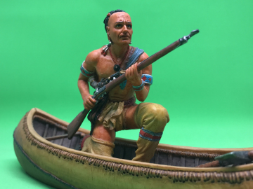 Kano Ve Kızılderili Dekoratif Küçük Biblo