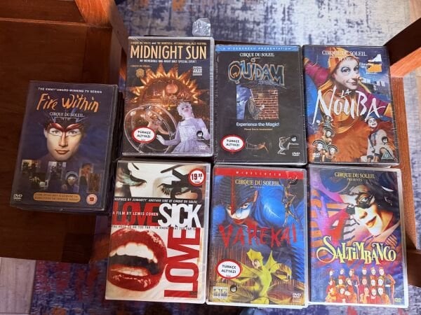 Cirque du Soleil 7 Şov Özel Koleksiyon 7 DVD Set