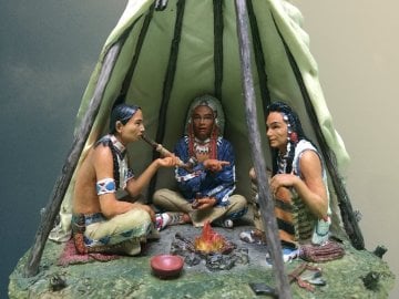 Kızılderili Çadırı Konseptli Biblo