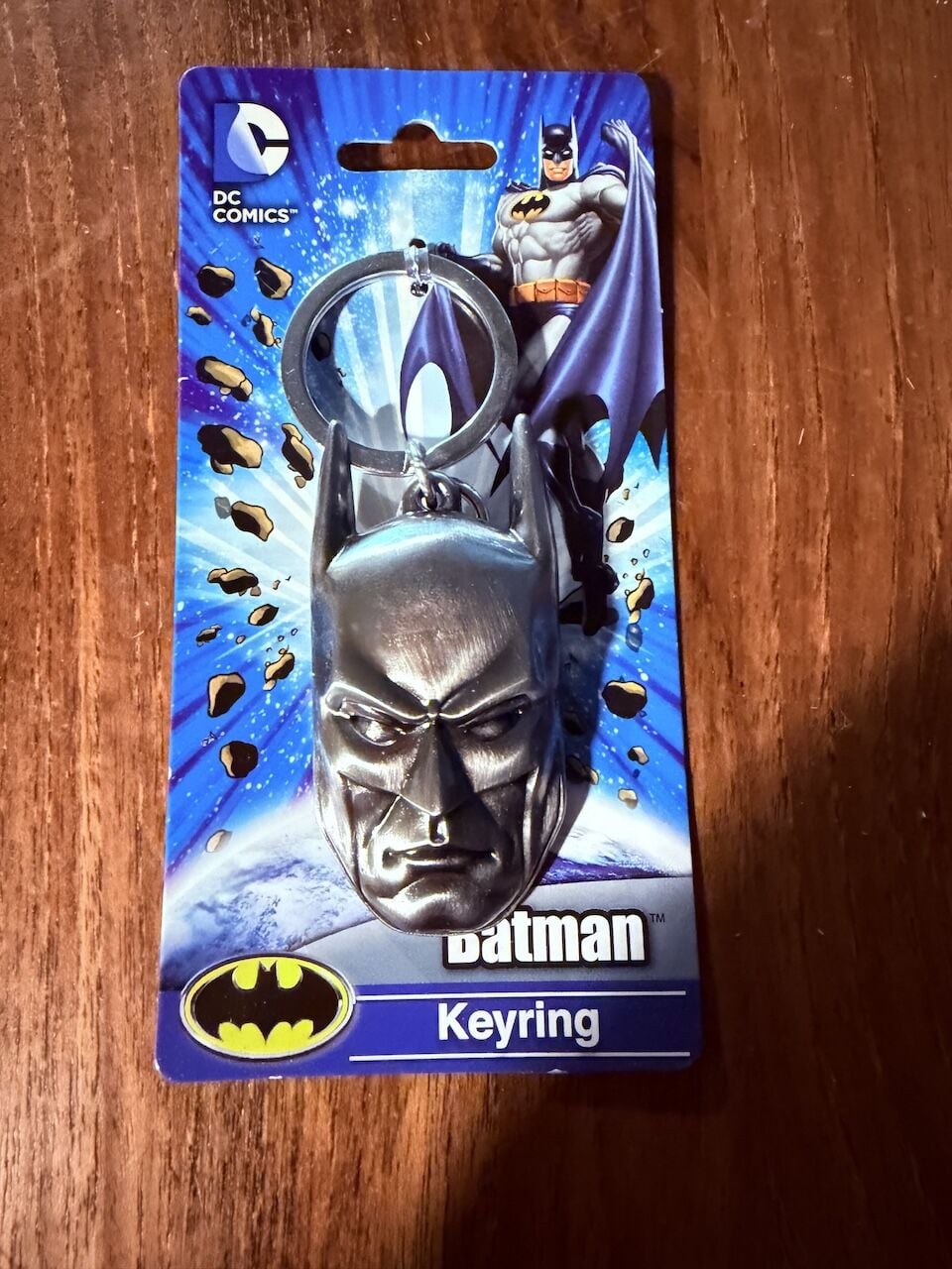 DC Comics Batman Full Mask Metal Keyring Anahtarlık