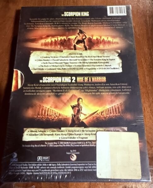 THE SCORPION KING COLLECTION SET - 2 DVD