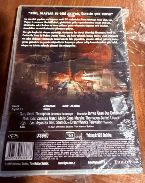 LAS VEGAS SEZON 1 DVD SET - 5 DVD SET