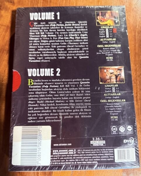 KILL BILL BOX SET - 2 DVD