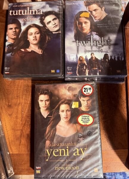 TWILIGHT DVD SET - ALACAKARANLIK DVD SET - 3 DVD