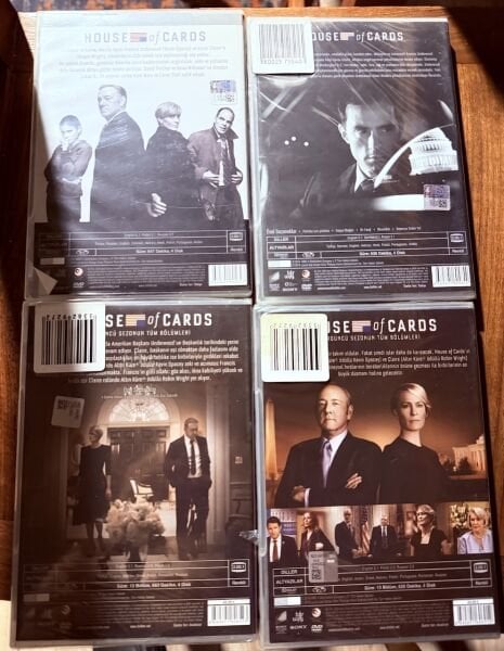 HOUSE OF CARDS DVD SET - 4 SEZON