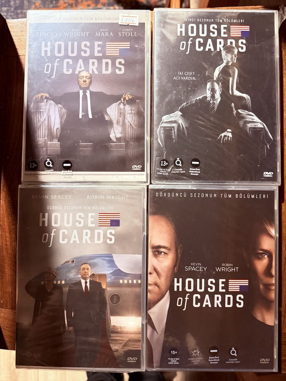 HOUSE OF CARDS DVD SET - 4 SEZON