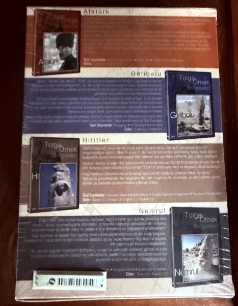 TOLGA ÖRNEK BELGESELLERİ 4 DVD SET
