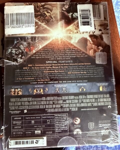 TRANSFORMERS REVENGE OF THE FALLEN 2 DISC SPECIAL EDITION DVD SET