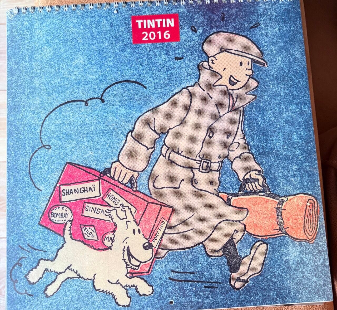 TINTIN CALENDAR 2016 - TENTEN DUVAR TAKVİM 2016