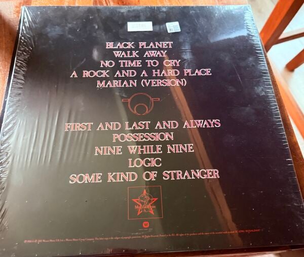 SISTERS OF MERCY - FIRST AND LAST AND ALWAYS - LP