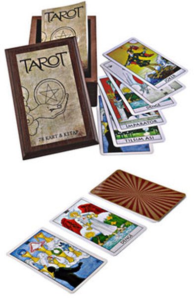 TAROT KARTLARI-TAHTA KUTULU SET