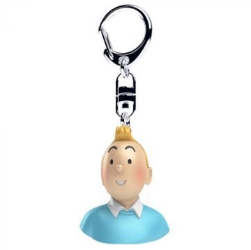 Tenten Büst Anahtarlık Tintin Bust Keyring Figür