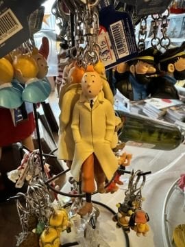 Tenten Anahtarlık Tintin Keyring Büyük Figür