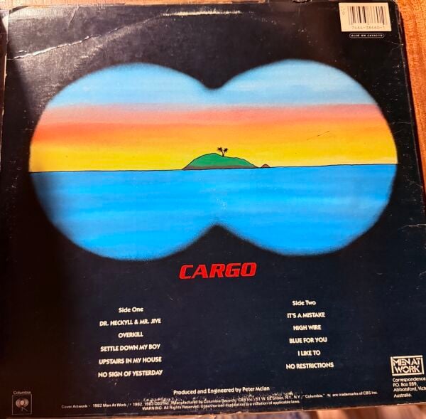 MEN AT WORK - CARGO - LP