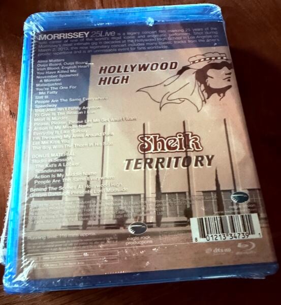 MORRISSEY 25 LIVE BLU-RAY