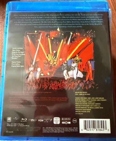 STING BRING ON THE NIGHT BLU-RAY