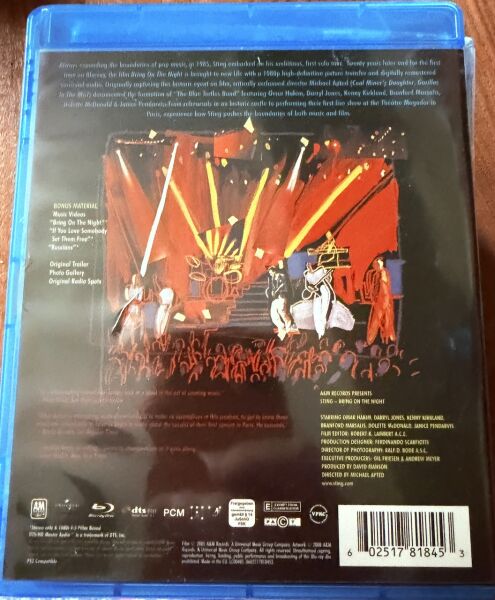 STING BRING ON THE NIGHT BLU-RAY