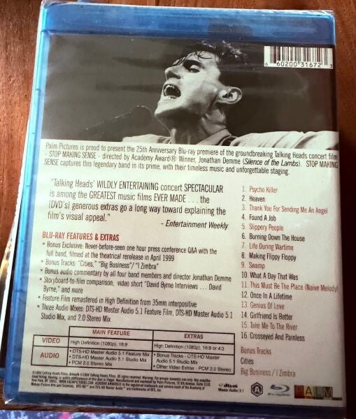 TALKING HEADS STOP MAKING SENSE BLU-RAY