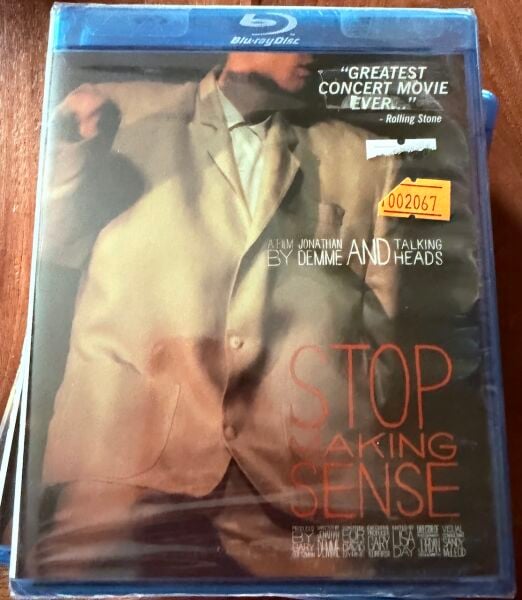 TALKING HEADS STOP MAKING SENSE BLU-RAY