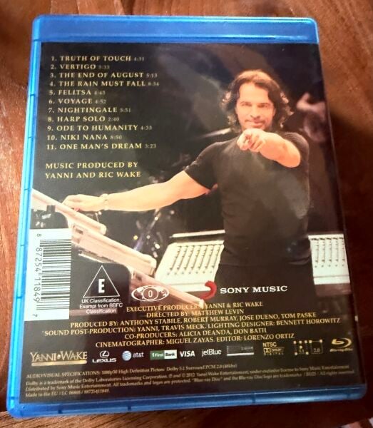 YANNI LIVE AT EL MORRO PUERTO RICO BLU-RAY