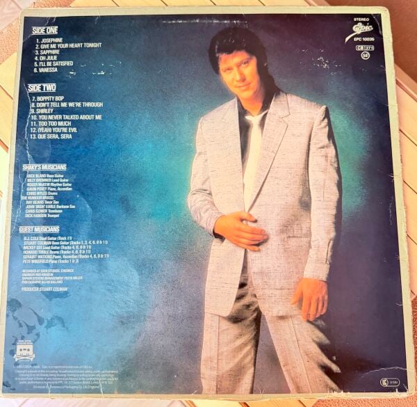 SHAKIN STEVENS - GIVE ME YOUR HEART TONIGHT - LP