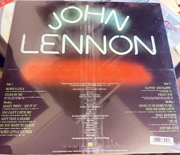 JOHN LENNON - ROCK'N ROLL - LP