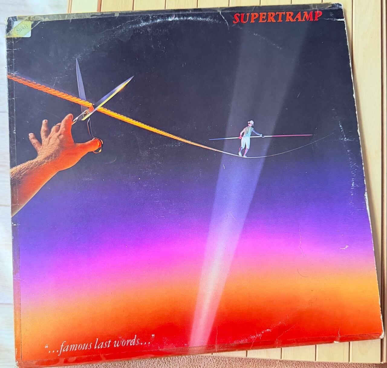SUPERTRAMP - FAMOUS LAST WORDS - LP