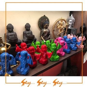 Kırmızı Büyük Budha Biblo - Model - 2