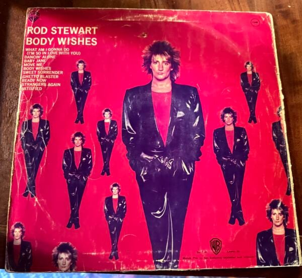 ROD STEWART - BODY WISHES LP