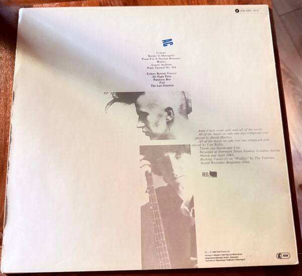 ANNE CLARK - CHANGING PLACES LP